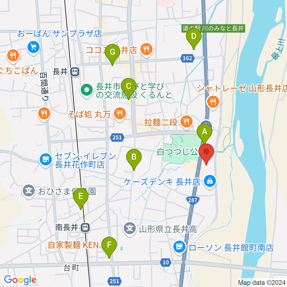 エフエムい～じゃん おらんだラジオ周辺のカフェ一覧地図