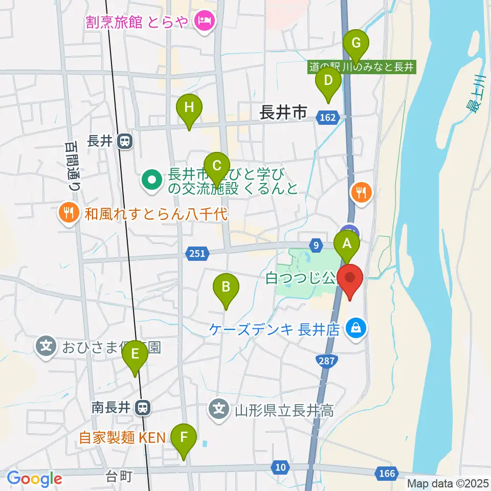 エフエムい～じゃん おらんだラジオ周辺のカフェ一覧地図