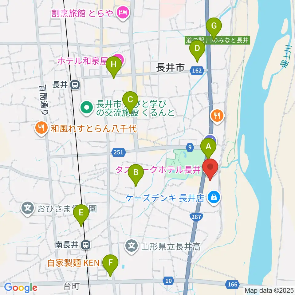 エフエムい~じゃん おらんだラジオ周辺のカフェ一覧地図