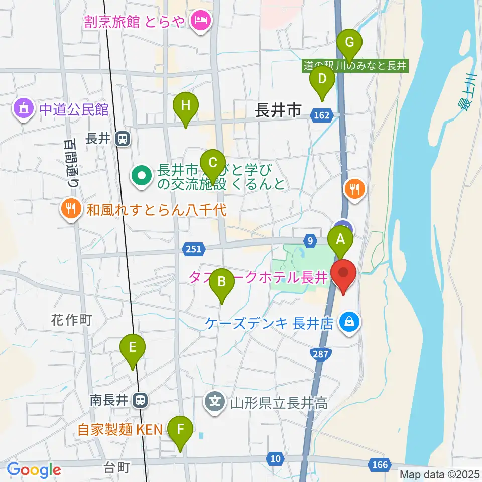 エフエムい～じゃん おらんだラジオ周辺のカフェ一覧地図