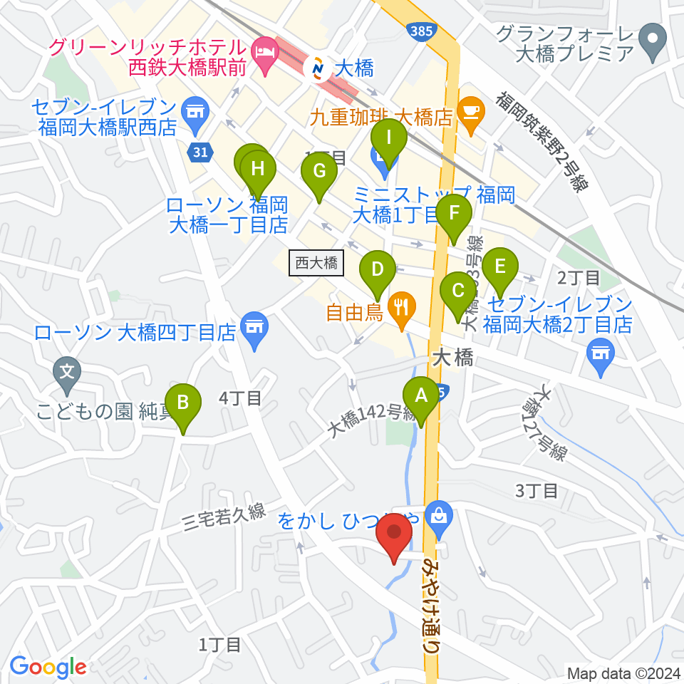 Music Creators Lab.周辺のカフェ一覧地図