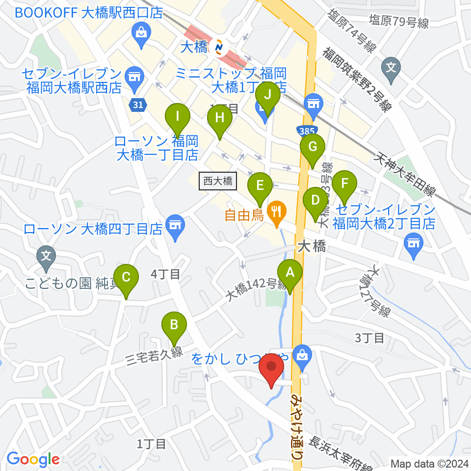 Music Creators Lab.周辺のカフェ一覧地図