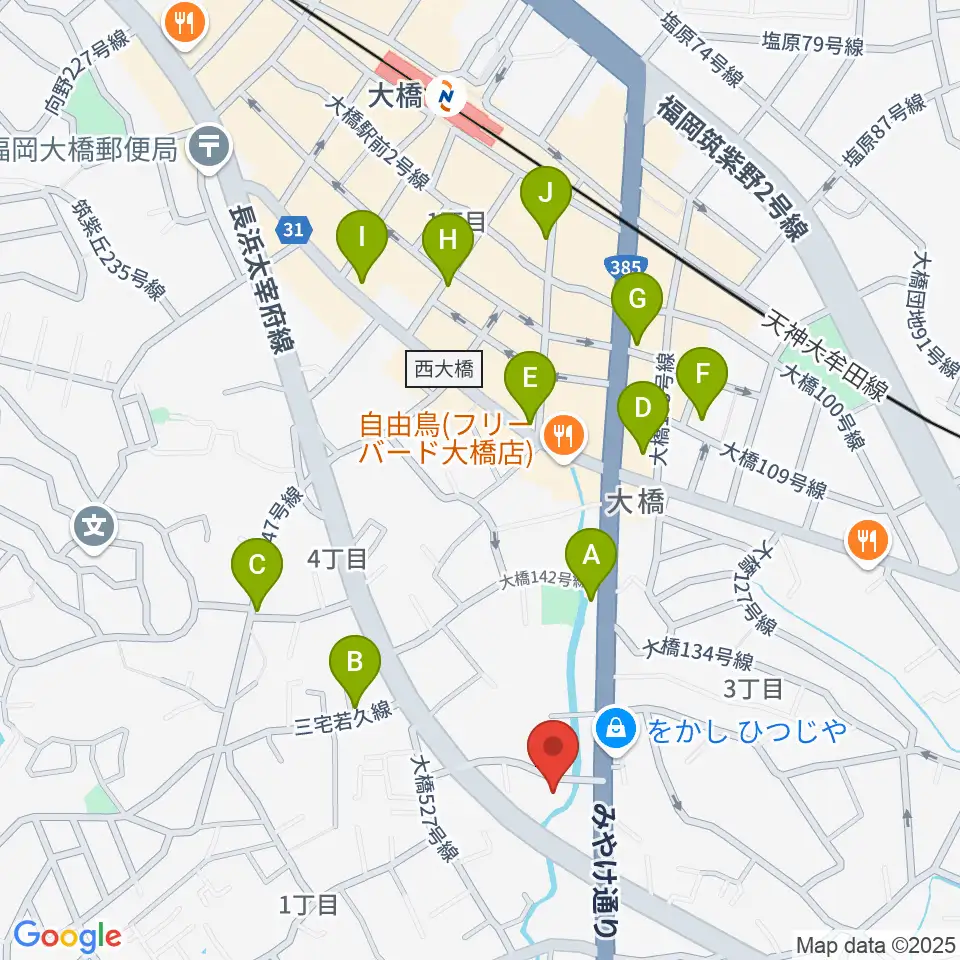 Music Creators Lab.周辺のカフェ一覧地図