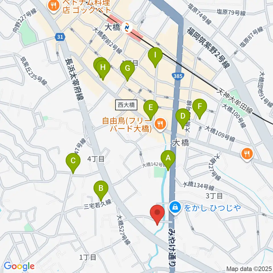 Music Creators Lab.周辺のカフェ一覧地図