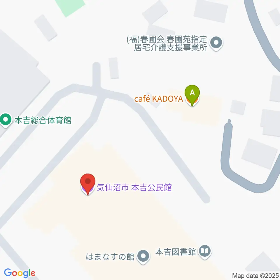 気仙沼市はまなすの館 はまなすホール周辺のカフェ一覧地図