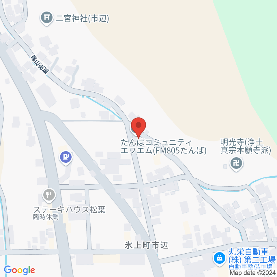 805たんば周辺のカフェ一覧地図