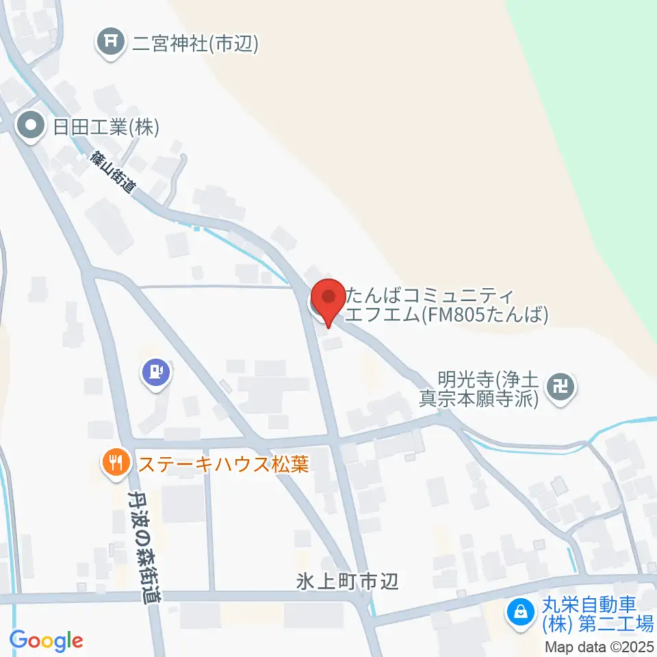805たんば周辺のカフェ一覧地図
