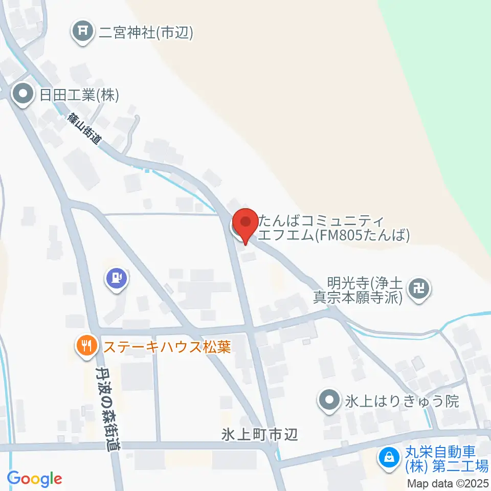 805たんば周辺のカフェ一覧地図