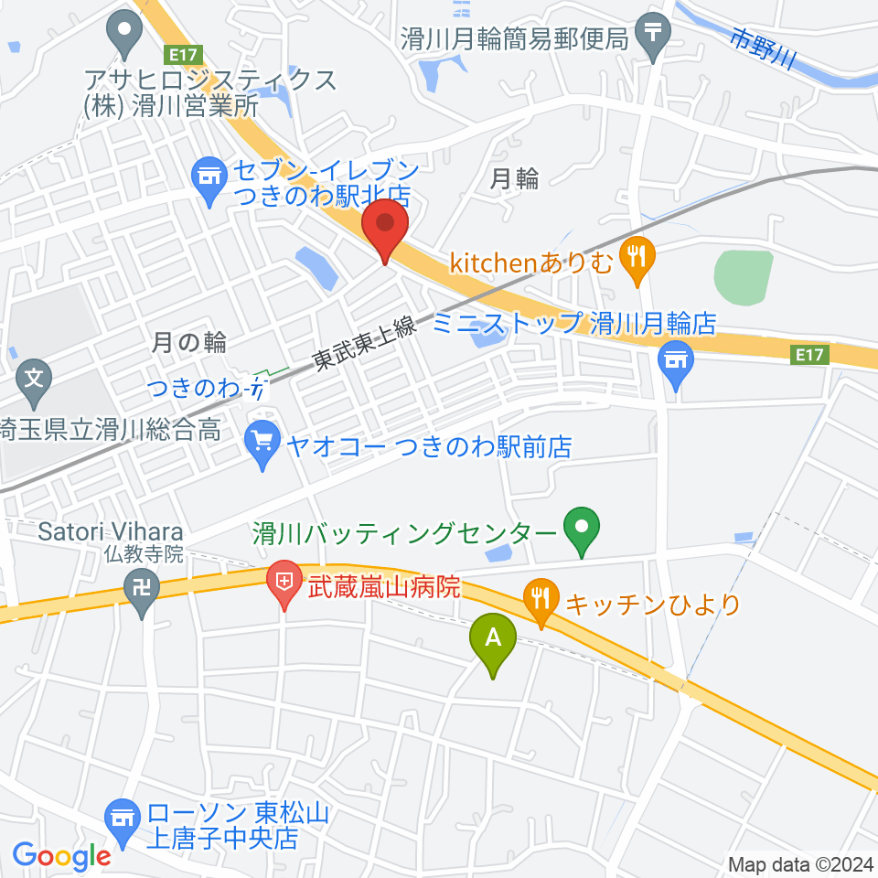 篠崎バイオリン工房周辺のカフェ一覧地図