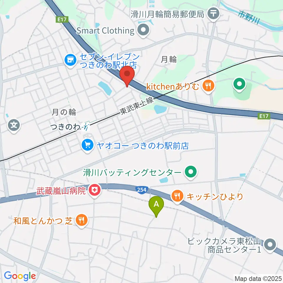 篠崎バイオリン工房周辺のカフェ一覧地図