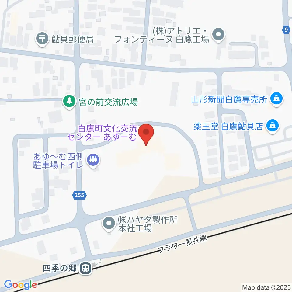 白鷹町文化交流センターあゆーむ周辺のカフェ一覧地図