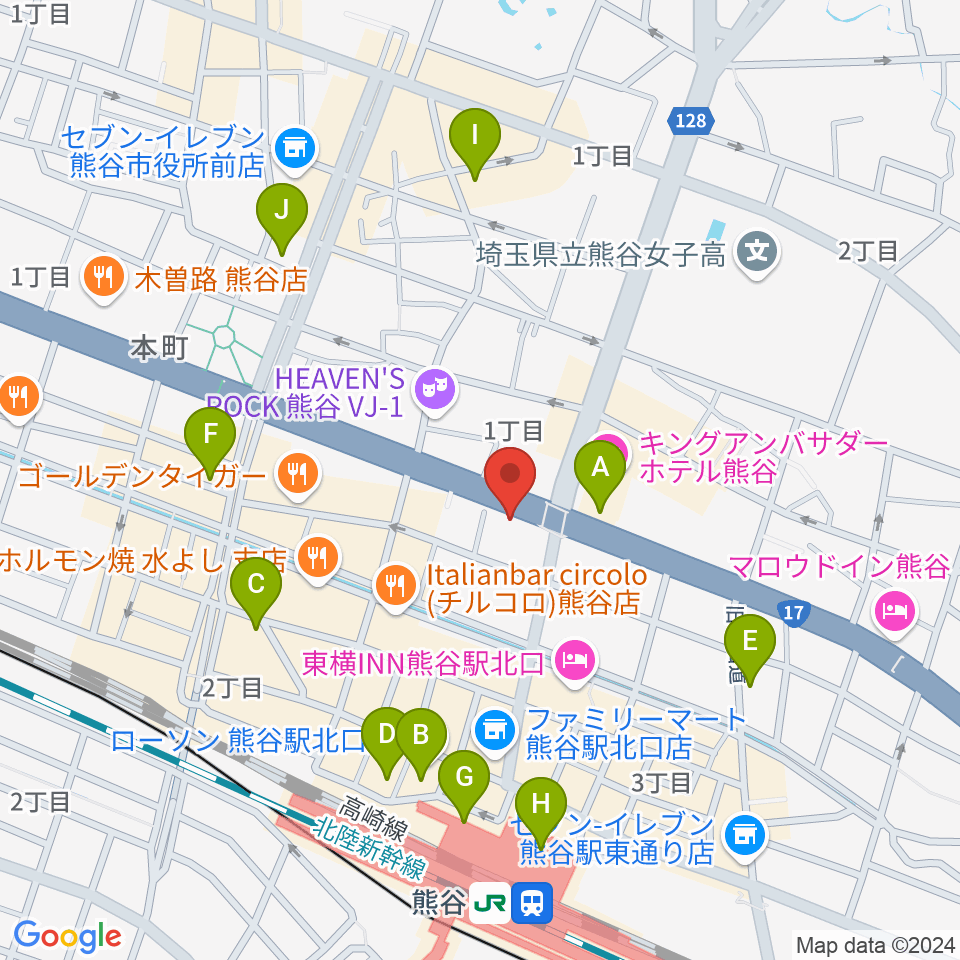 モルタルレコード周辺のカフェ一覧地図