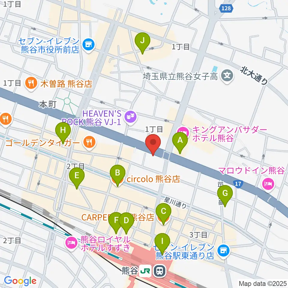モルタルレコード周辺のカフェ一覧地図