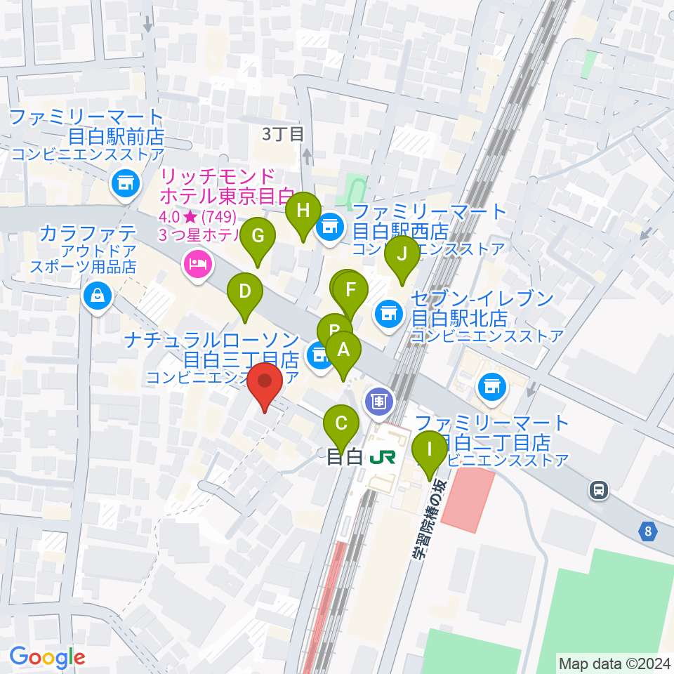 WORLD DISQUE周辺のカフェ一覧地図