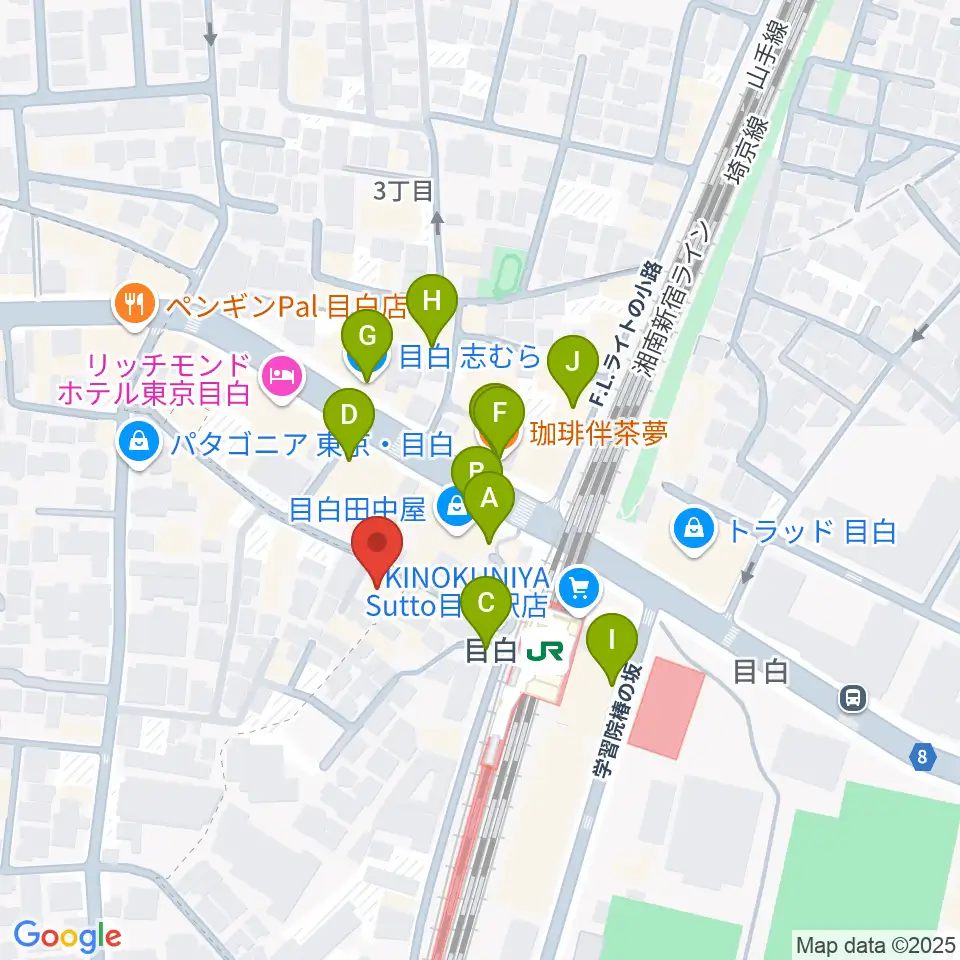 WORLD DISQUE周辺のカフェ一覧地図