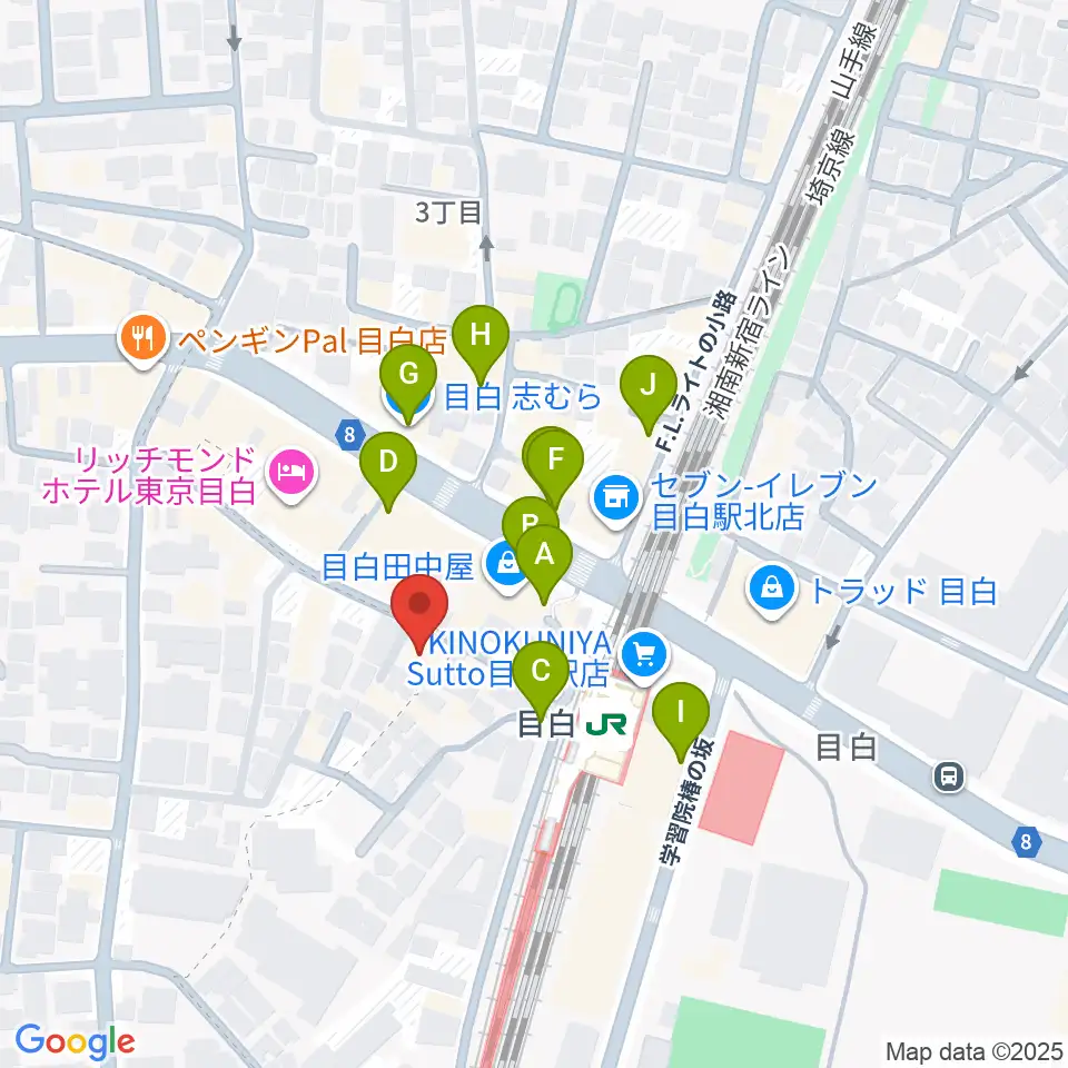 WORLD DISQUE周辺のカフェ一覧地図