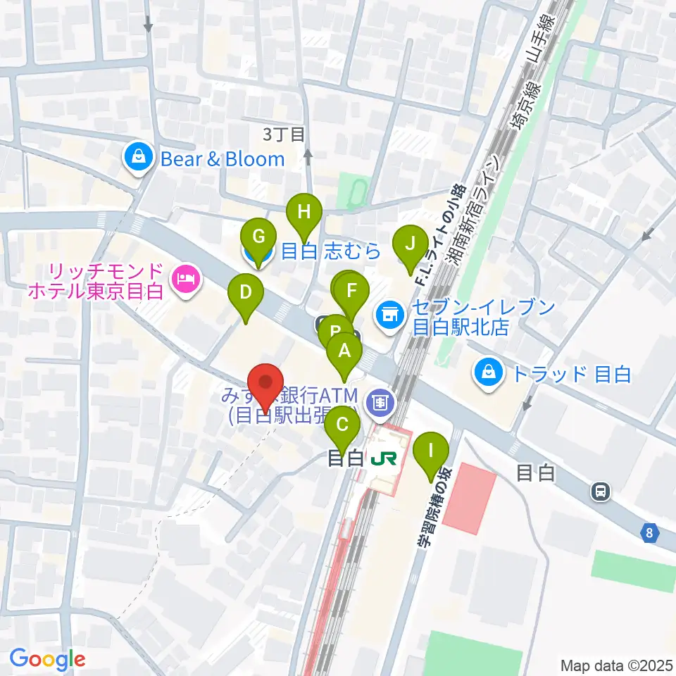 WORLD DISQUE周辺のカフェ一覧地図