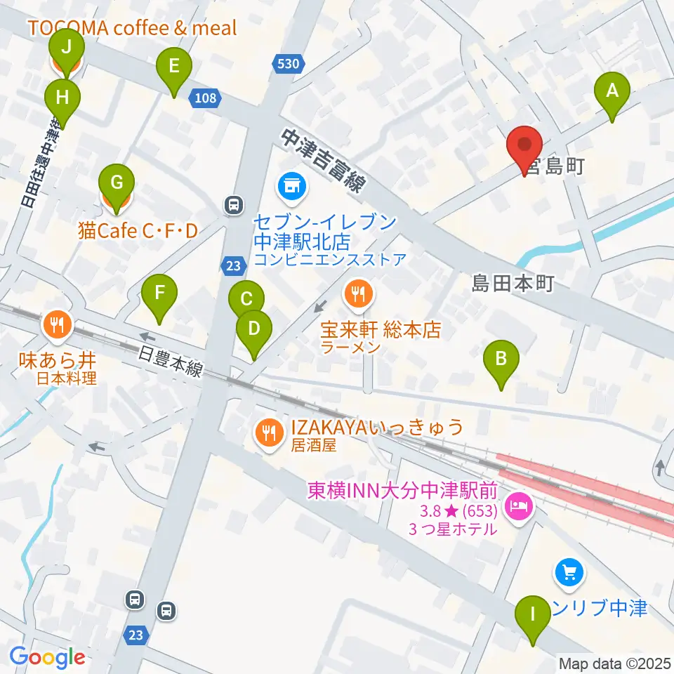 リル・ドリーム周辺のカフェ一覧地図