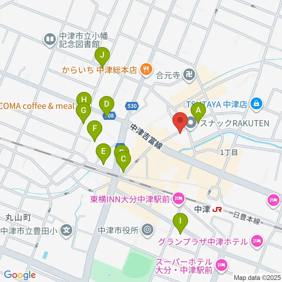 リル・ドリーム周辺のカフェ一覧地図