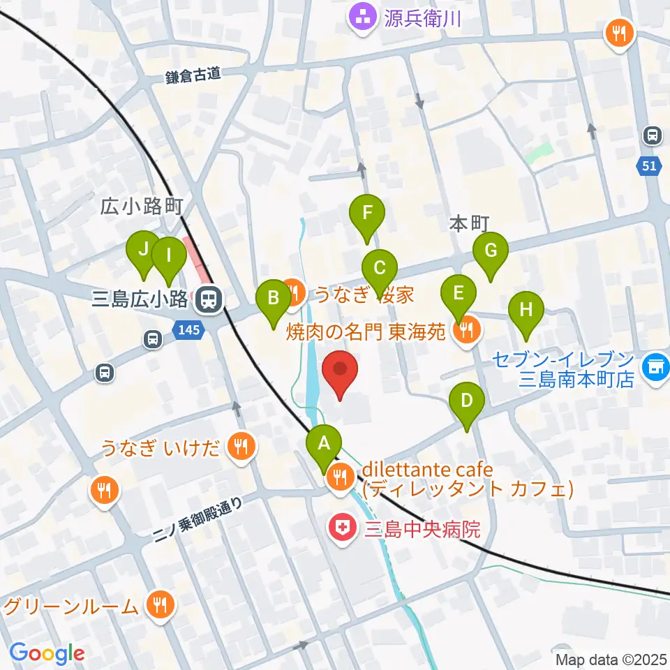 常林寺 白瀧観音堂ホール周辺のカフェ一覧地図