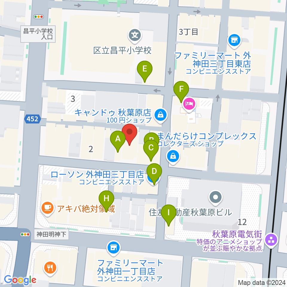 Twin Box周辺のカフェ一覧地図