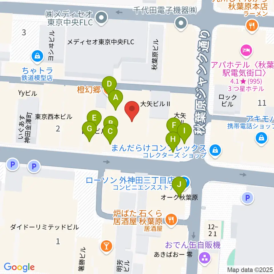 Twin Box周辺のカフェ一覧地図