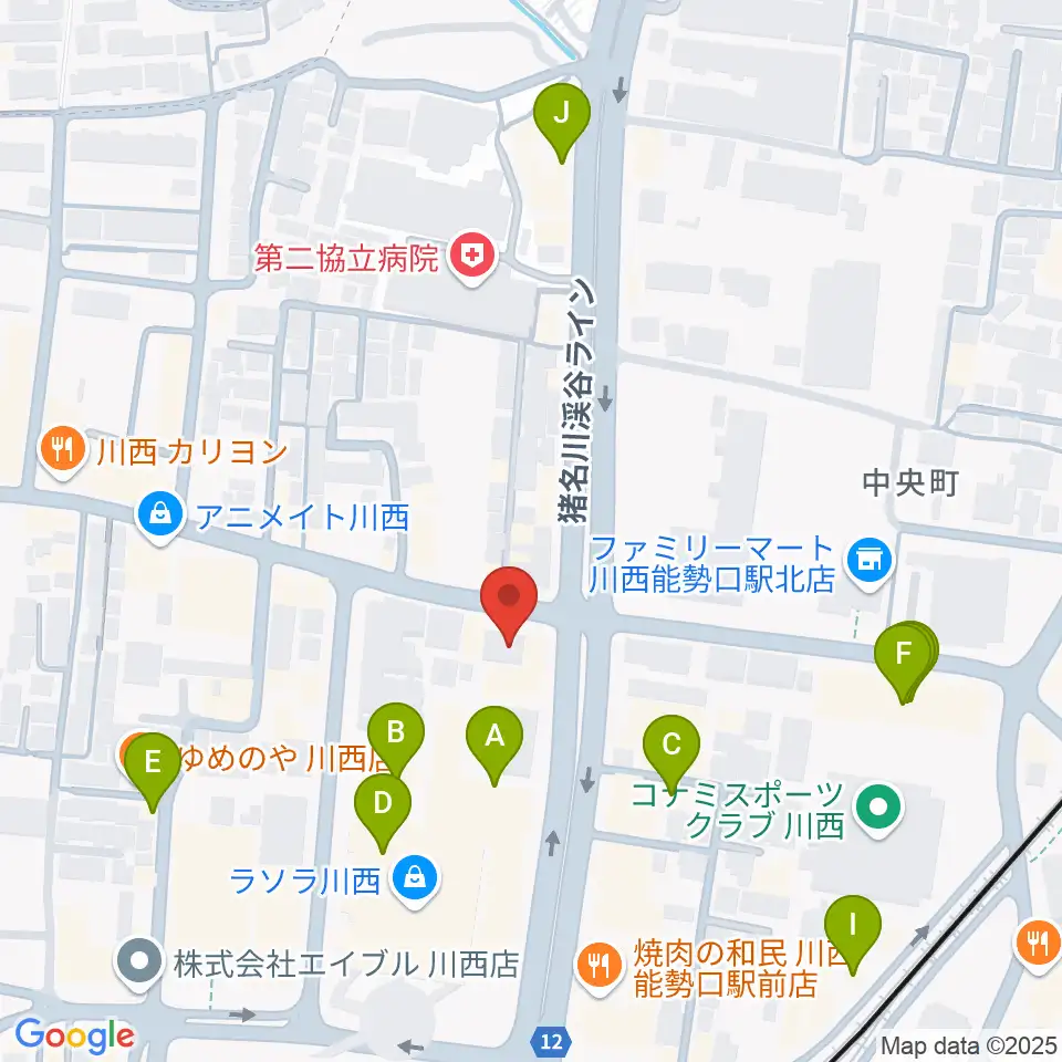 BEAT ON MUSIC SCHOOL周辺のカフェ一覧地図