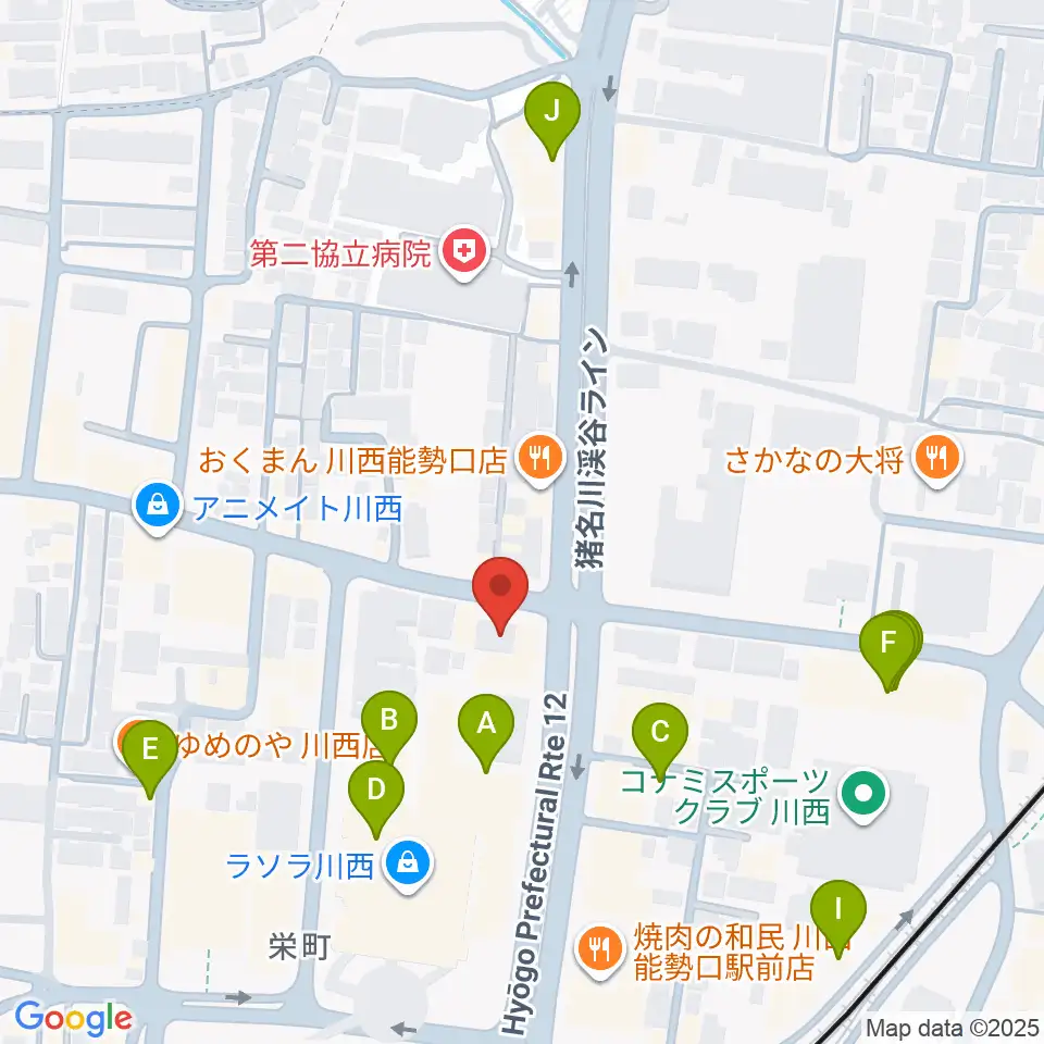 BEAT ON MUSIC SCHOOL周辺のカフェ一覧地図