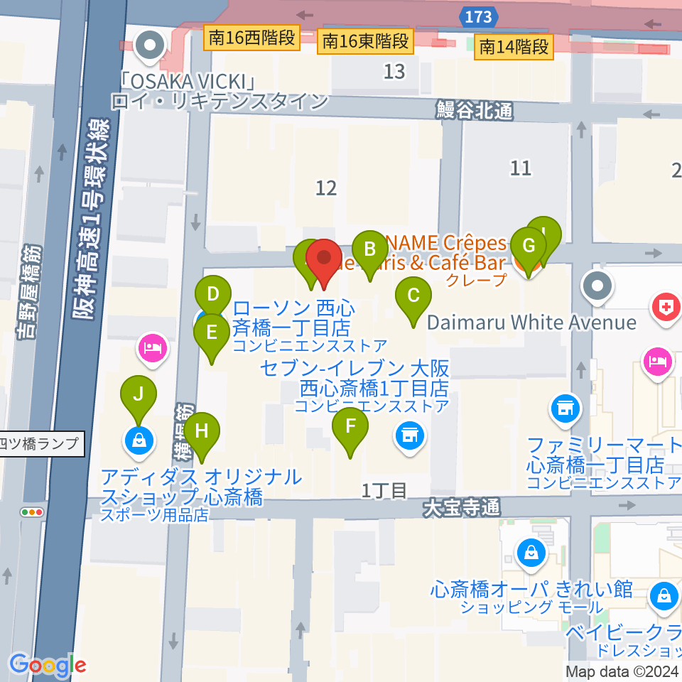 ニュートーン・レコーズ周辺のカフェ一覧地図