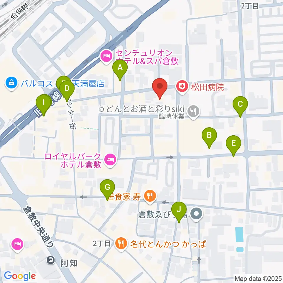 ガーデンオブディライト周辺のカフェ一覧地図