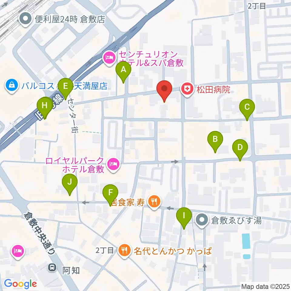 ガーデンオブディライト周辺のカフェ一覧地図