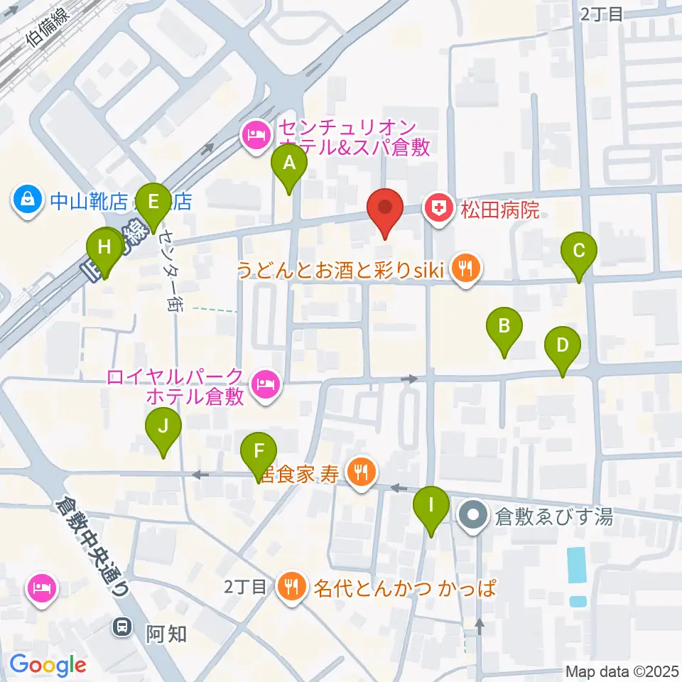 ガーデンオブディライト周辺のカフェ一覧地図