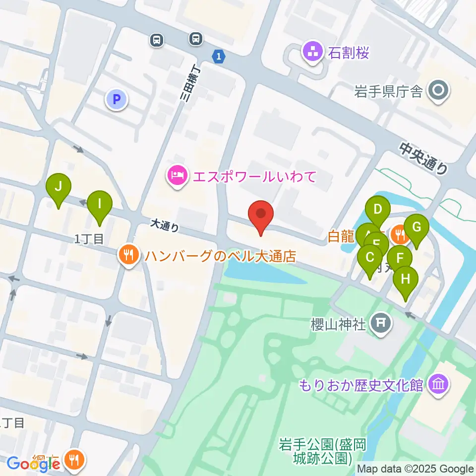 NEAT RECORDS周辺のカフェ一覧地図
