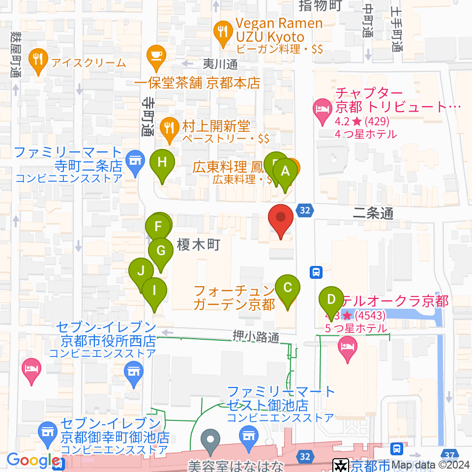 アートロックナンバーワン周辺のカフェ一覧地図