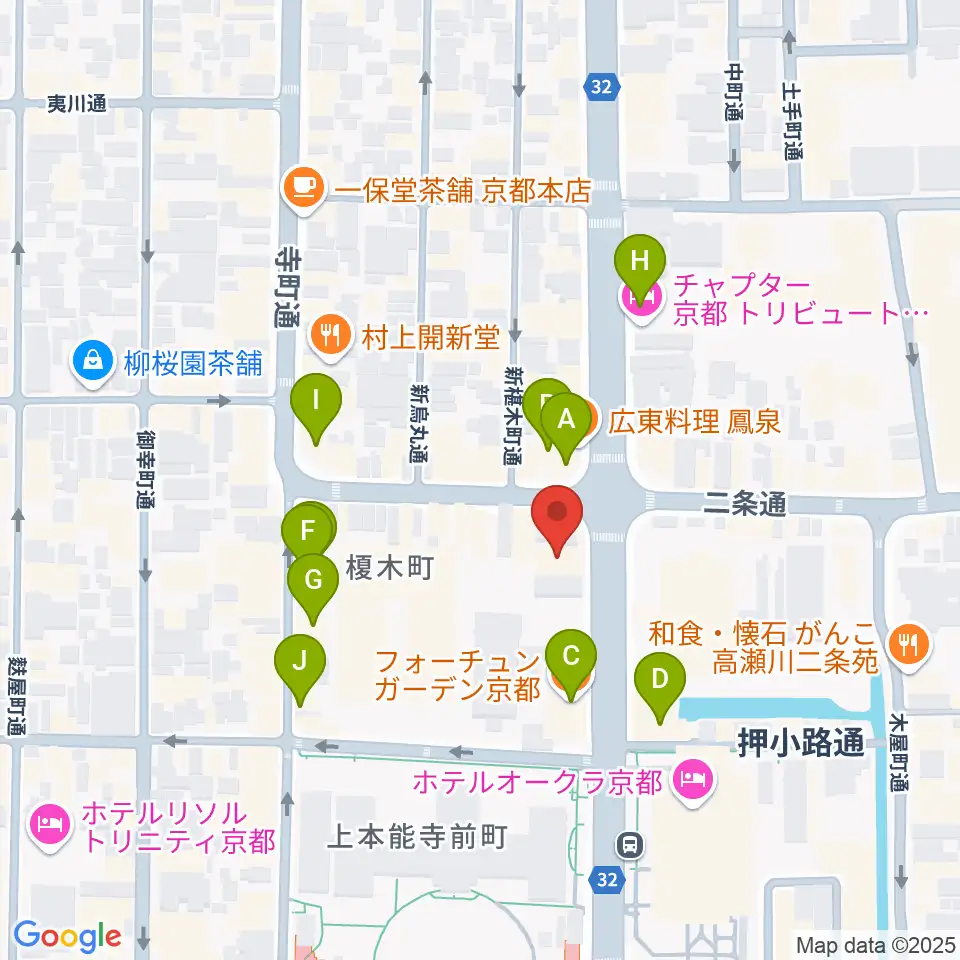 アートロックナンバーワン周辺のカフェ一覧地図