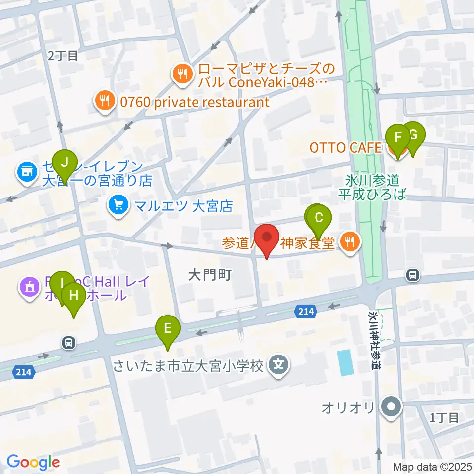 レコード屋グリグリ周辺のカフェ一覧地図