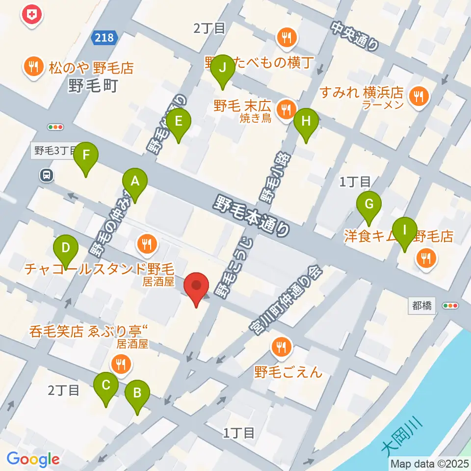 Cabaret Café うっふ周辺のカフェ一覧地図