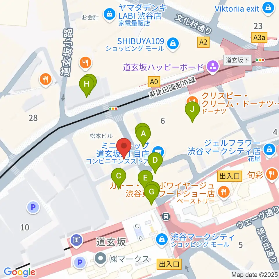 Lighthouse Records周辺のカフェ一覧地図