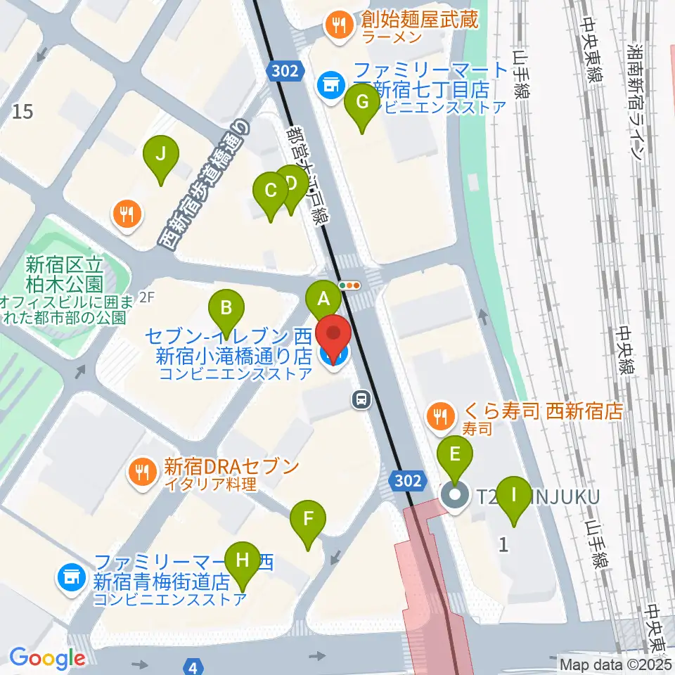 HAL'S JAZZ周辺のカフェ一覧地図