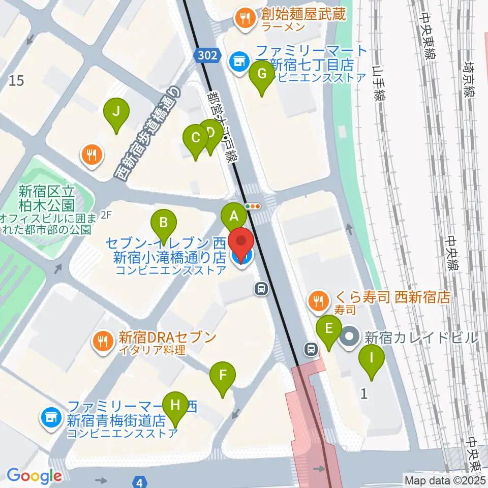HAL'S JAZZ周辺のカフェ一覧地図