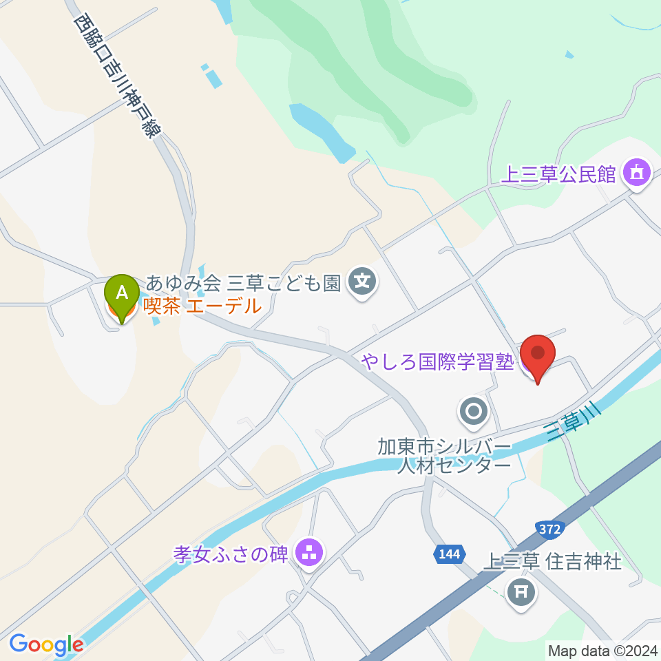 やしろ国際学習塾周辺のカフェ一覧地図