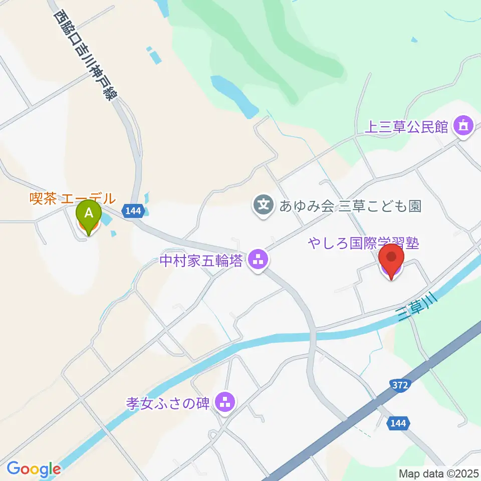 やしろ国際学習塾周辺のカフェ一覧地図