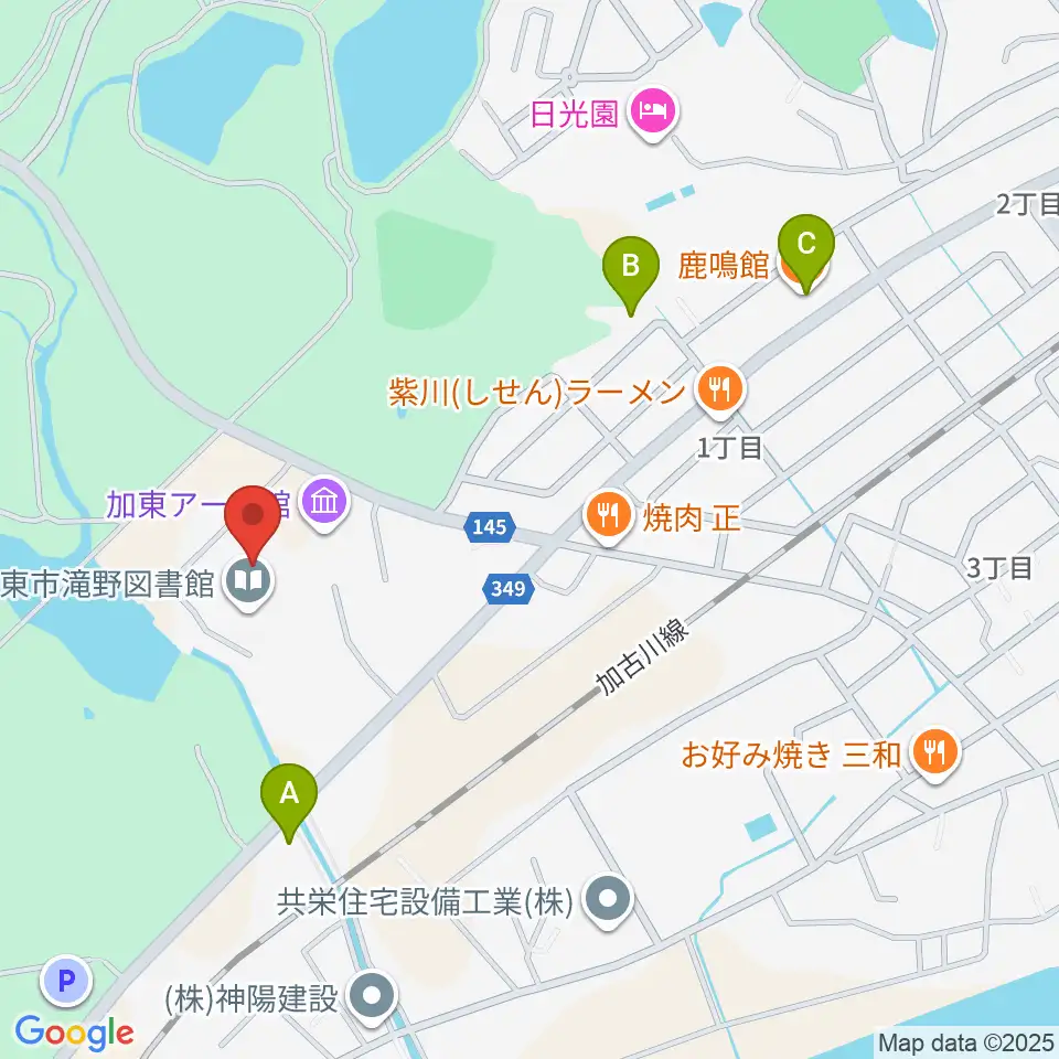 加東市地域交流センター周辺のカフェ一覧地図