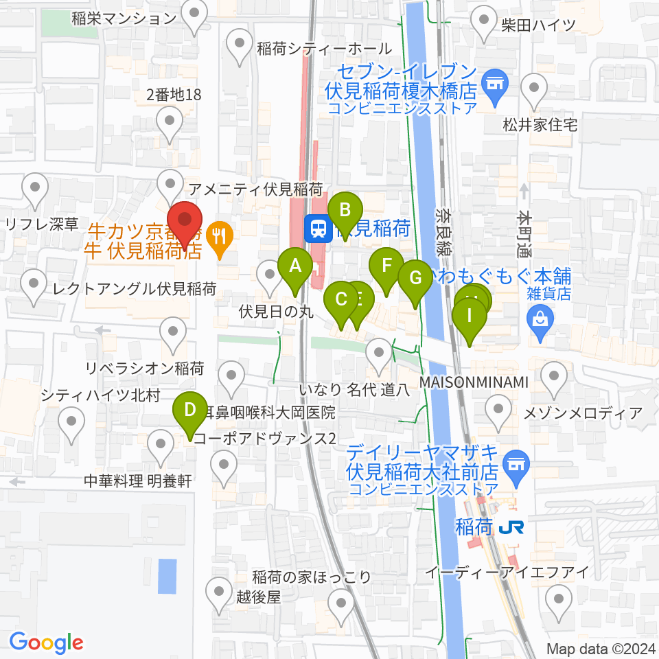 アンソニアカフェ周辺のカフェ一覧地図