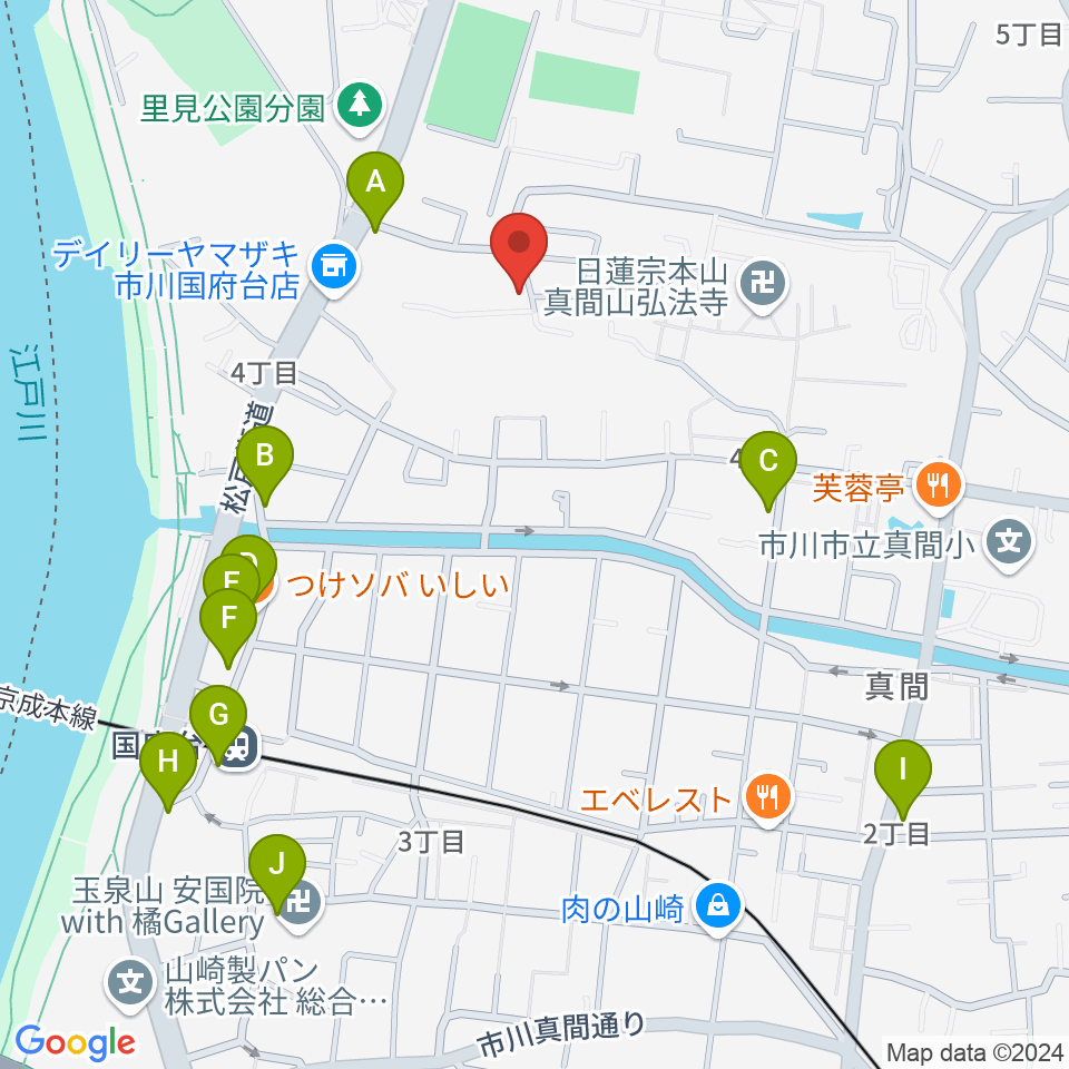 木内ギャラリー周辺のカフェ一覧地図