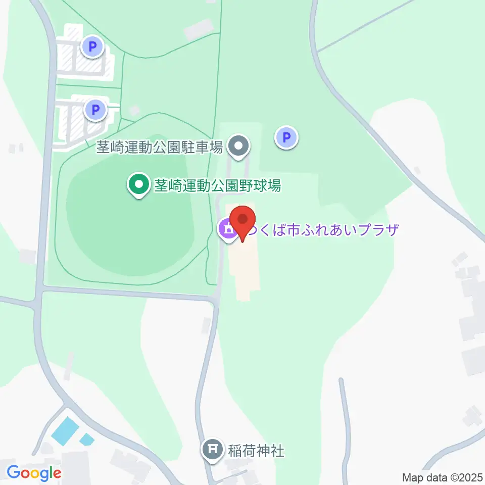 つくば市ふれあいプラザ周辺のカフェ一覧地図