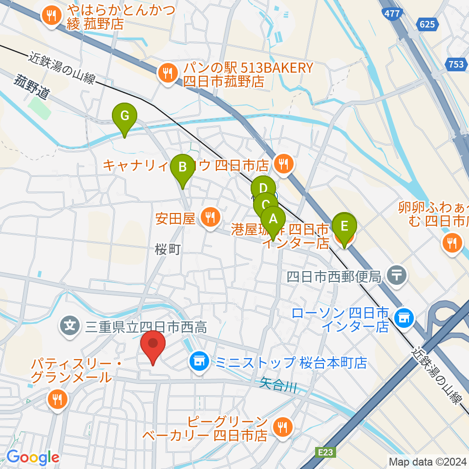 STUDIO LIFE周辺のカフェ一覧地図