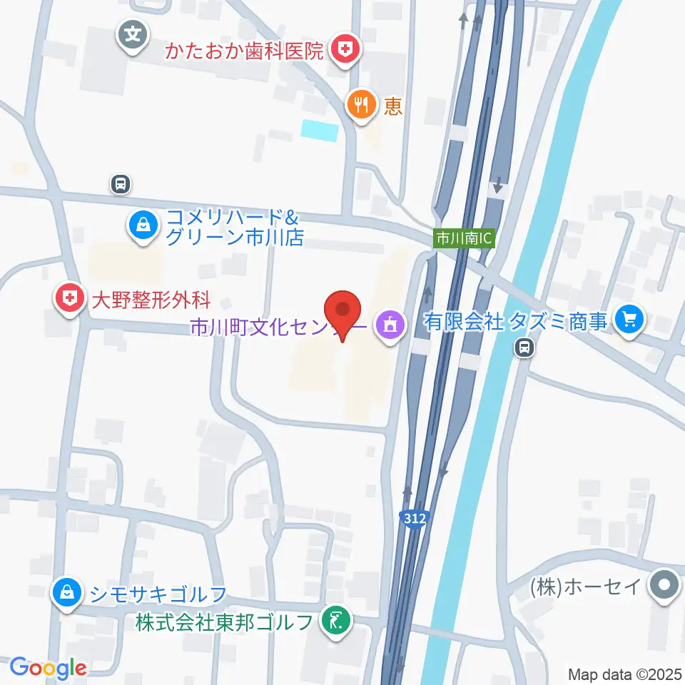市川町文化センターひまわりホール周辺のカフェ一覧地図