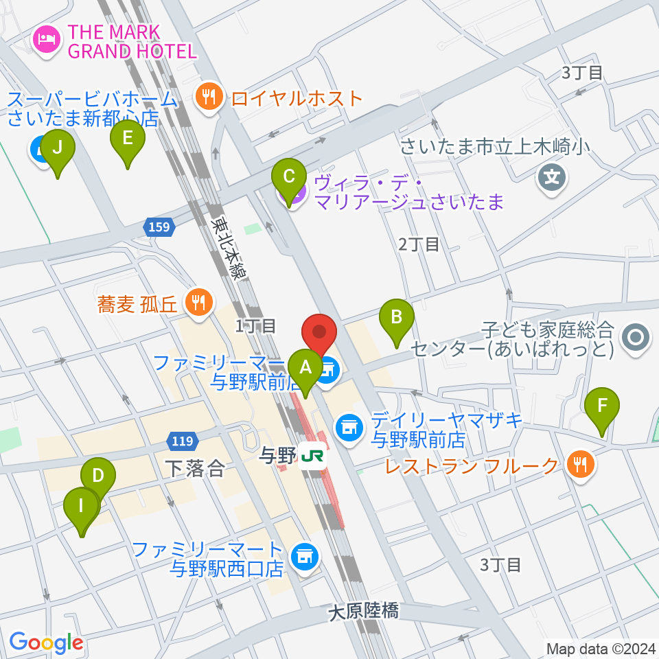 GalleryシャインEAST周辺のカフェ一覧地図