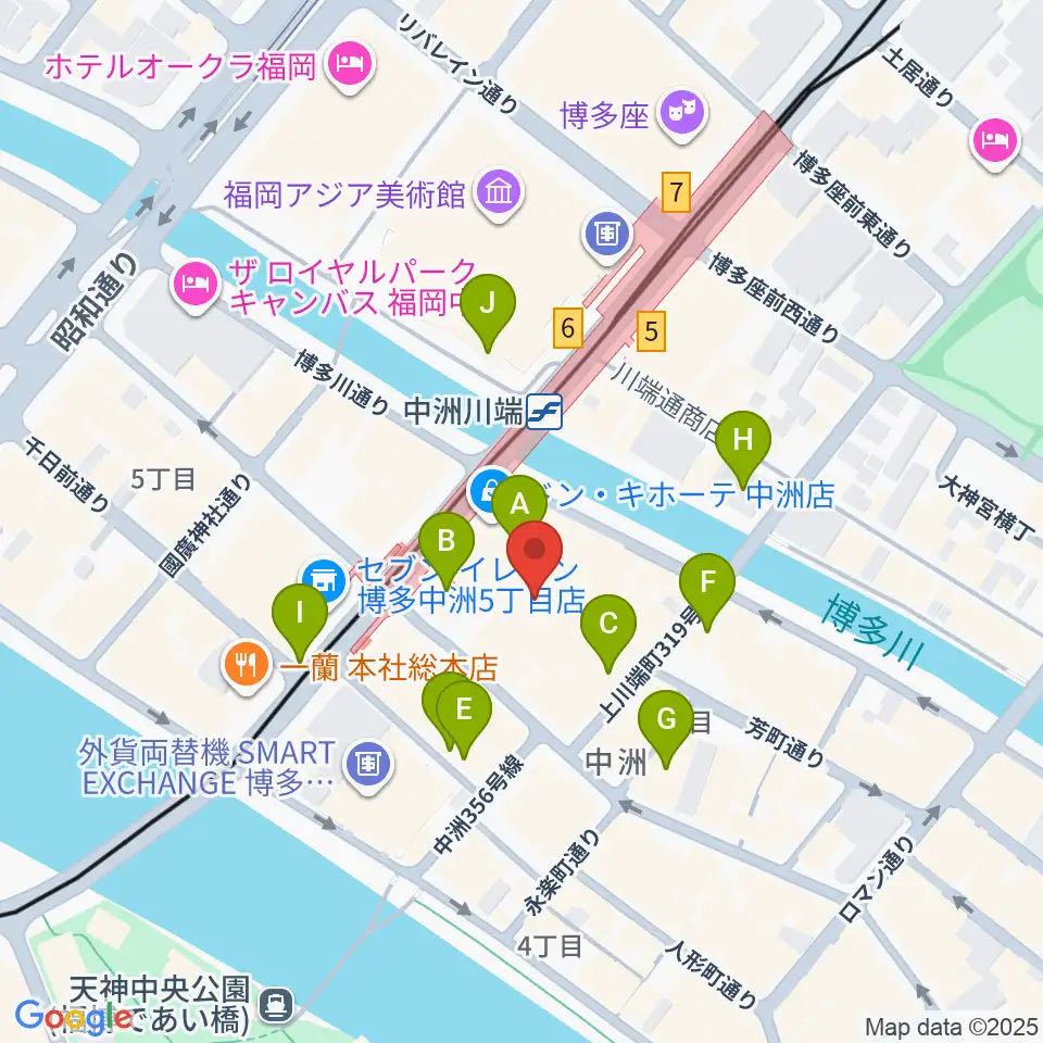 DRUM TRIBE周辺のカフェ一覧地図